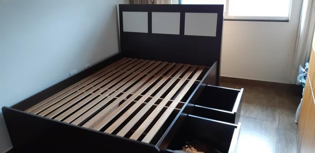Cama casal (100% mdf) + colchao - Foto 2