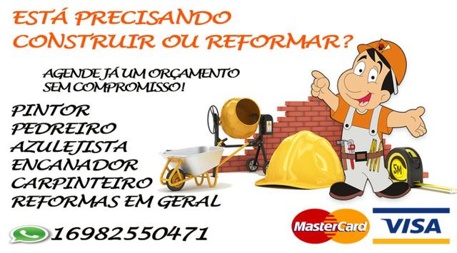Pedreiro e Azulejista em Ribeirão Preto
