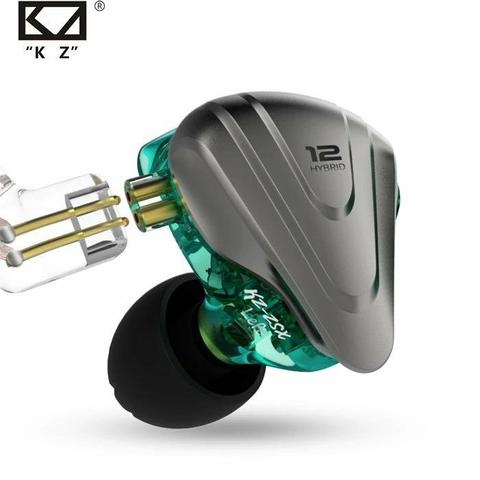 Fone Zsx In-Ear 12drives para retorno de palco kz profissional