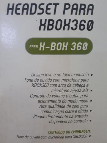 Vende-se fone (Novo) para X-Box 360 - Foto 3