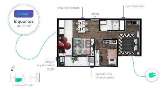 Apartamento à venda com 2 dormitórios em Capão raso, Curitiba cod:15426 - Foto 20