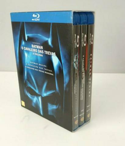 Box Blu-ray 3 filmes Batman Cristopher Nolan