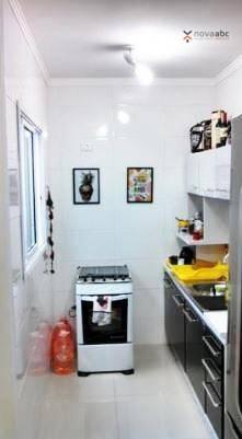Apartamento com 2 dormitórios para alugar, 40 m² por R$ 1200/mês - Vila Floresta - Santo A - Foto 7