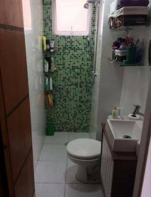 Apartamento com 2 dormitórios para alugar, 40 m² por R$ 850/mês - Vila Lutécia - Santo And - Foto 7