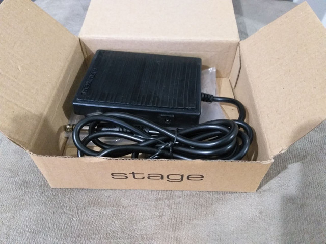 Pedal Sustain para teclado, piano digital e bateria eletrônica