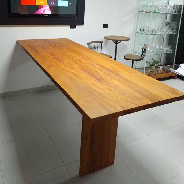 Peça seu Orçamento Mesa De Viga Sob Medida - Foto 2