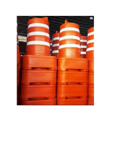 Cone Balizador 58cm x 58cm x 1,15 mt Laranja Com Faixa Slim EPI 360