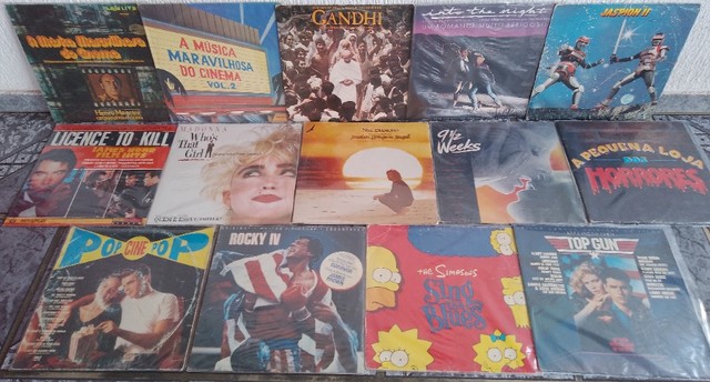Lps - Trilhas sonoras de filmes e séries - lote com 16 discos de vinil