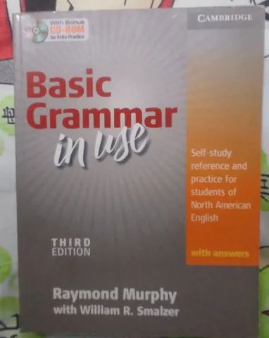 Livros Basic Grammar in use - gramática e workbook - Raymond Murphy