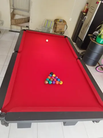 Jogo de Sinuca Infantil Snooker com Mesa Verde com Acessórios 33 x 24 cm em  Promoção na Americanas