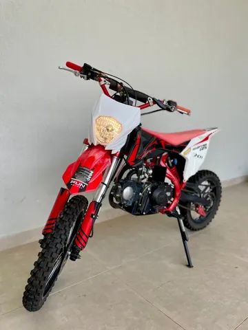 mini moto fun motors trilha cross raptor 125 cc 4t gasolina