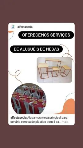 Aluguel de mesas, lembrancinhas personalizadas, etc - Foto 5