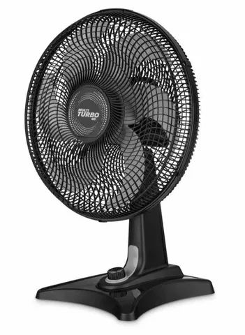 Lacrado Ventilador de Mesa Turbo 6 Hélices 40cm 135W 220V Preto - Multilaser - Foto 6