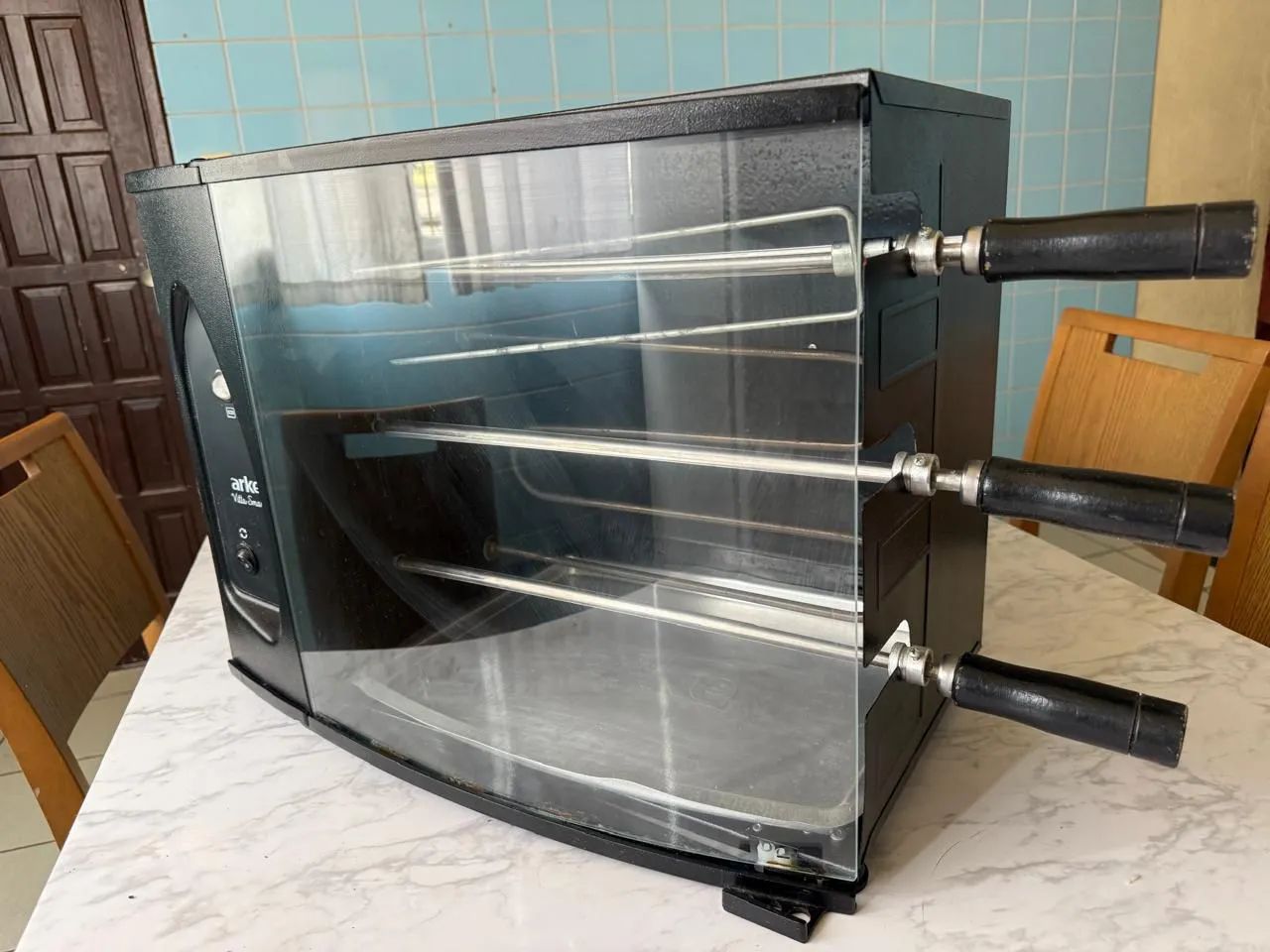 Churrasqueira Elétrica e Forno Elétrico( Usado uma vez) - Foto 4