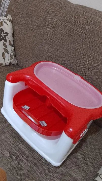 Cadeira de Alimentação Infantil Infanti Vermelha - Foto 6