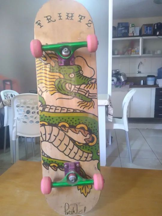 Skate Completo - Dragon - Grip - Foto 2