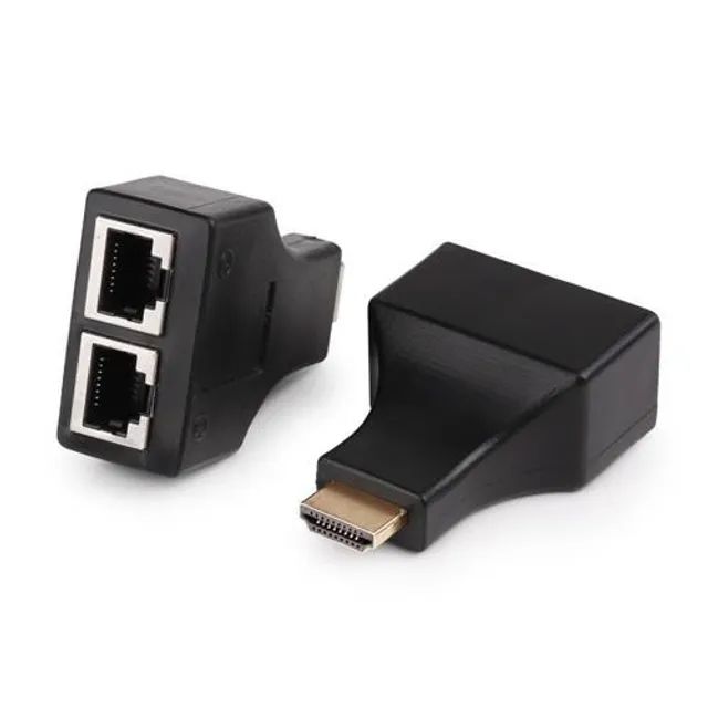 Extensor Hdmi Via Cabo De Rede 3d Alcance De Ate 30m Knup