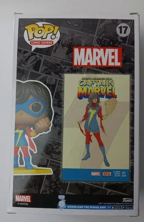 Funko Pop ! Comics Covers Marvel Captain Marvel Special Edition N17 | Exclusivo - Foto 3