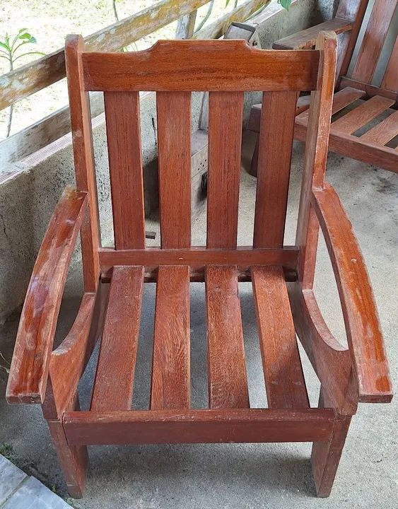 Conjunto de Sofa e Poltronas Madeira Maciça - Foto 3