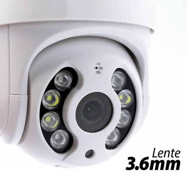 Câmera de segurança Ip Icsee Prova D'água Infravermelho Externa Wifi Hd 3 - Foto 4