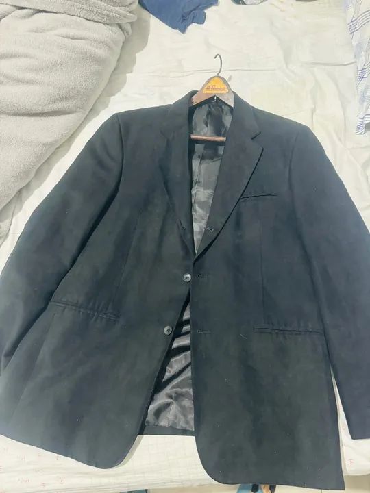 Casaco Masculino Preto (Camurça)  - Foto 2