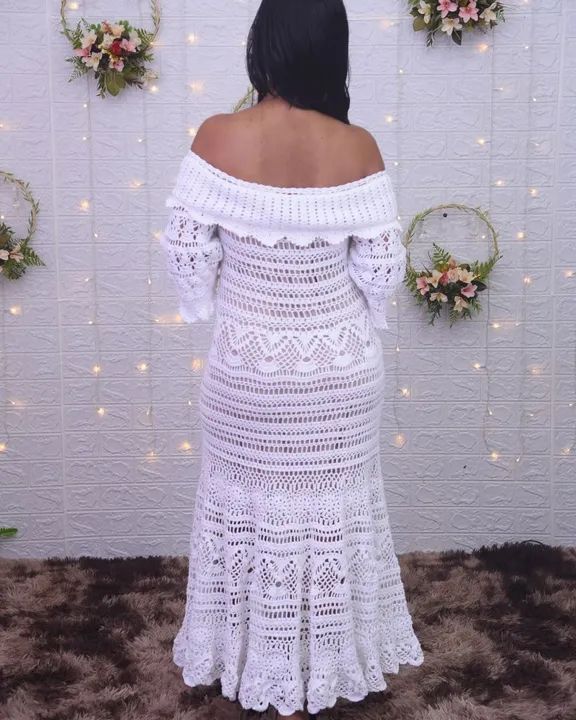 VESTIDO DE CROCHÊ  - Foto 5