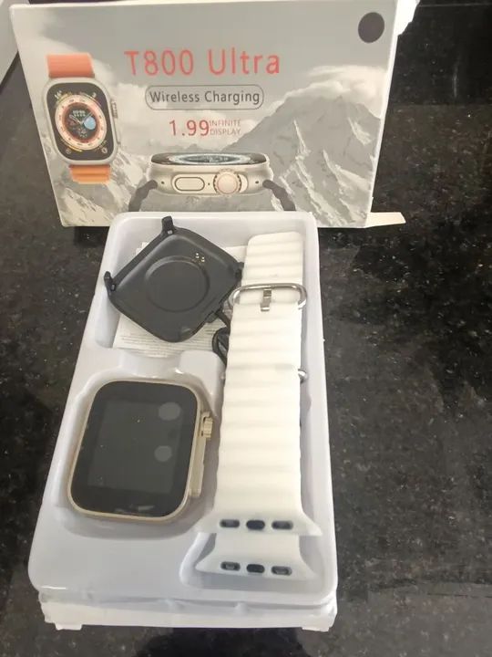 Lote 4 relógios smartwatch T800 presente revenda  - Foto 4