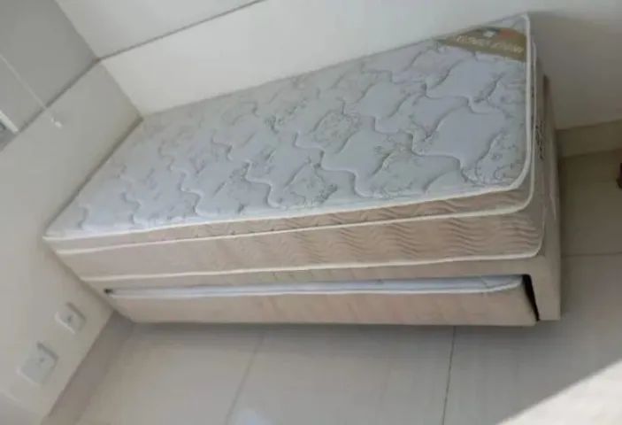 cama box solteiro Com Auxiliar Molas ensacadas  - Foto 2