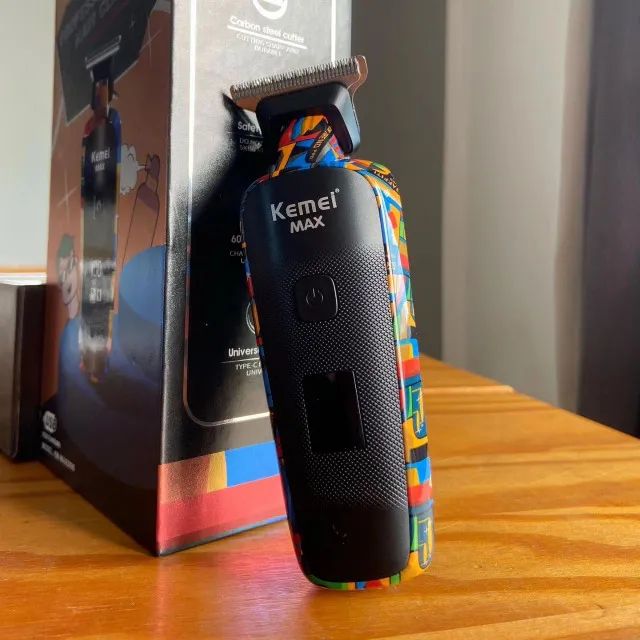 Máquina de cortar cabelo Kemei Max 5090 - Foto 5