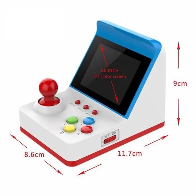 Mini flíper com 2 joystick e 360 jogos pode ligar na Tv  - Foto 3