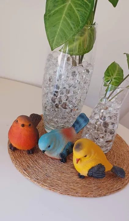 Trio Pássaros Tok Stok