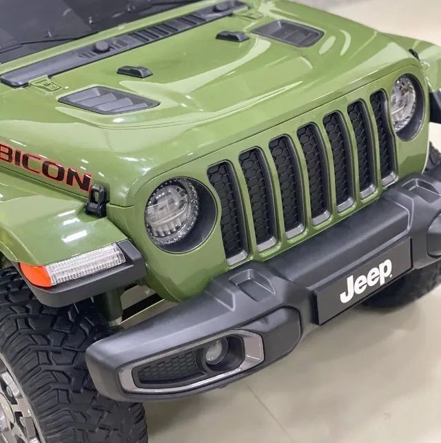 Carrinho Elétrico Infantil Jeep Rubicon Verde Original Jeep - Foto 2