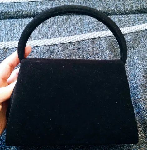 Bolsa de festa de veludo - Foto 2