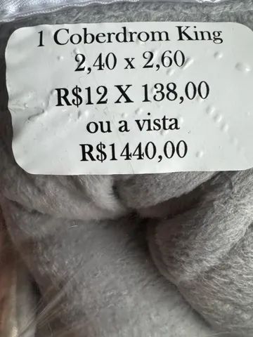 Coberdrom King 2,40 x 2,60 - pele de carneiro - Foto 3