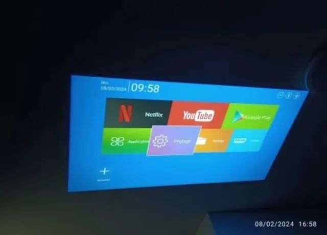 Mini Projetor Portátil Hy300 Magcubic Wifi 6 Hd 200ansi Android 11 Original - Foto 3