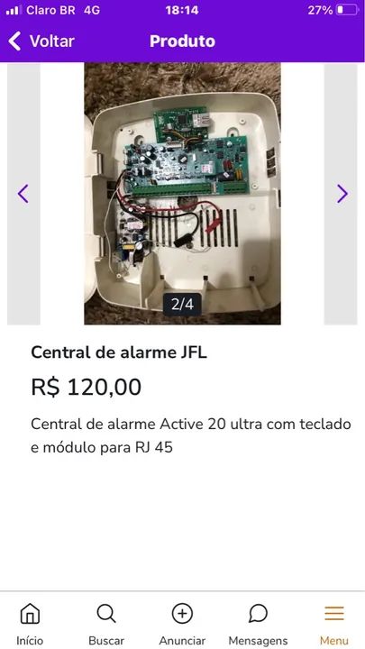 Central de alarme JFL - Foto 3