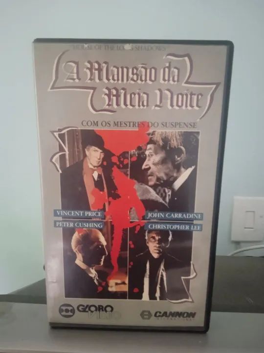 Mansão da Meia Noite Vhs original 