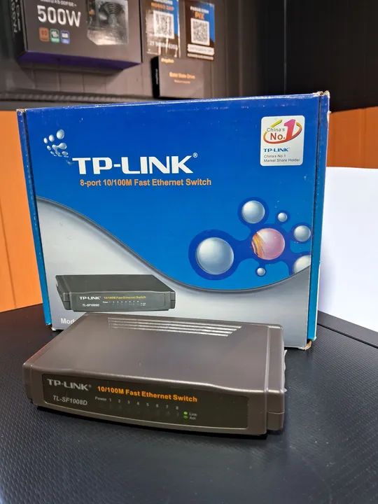 Switch 8 Portas Tp-link Tl-sf1008d - Conectividade E Dispositivos De 