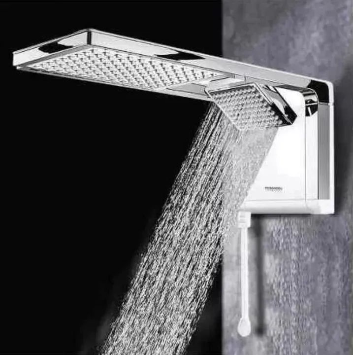 Chuveiro Acqua duo branco com cromado  - Foto 2