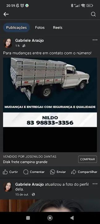 Fretes e mudanças e entregas com segurança e qualidade 