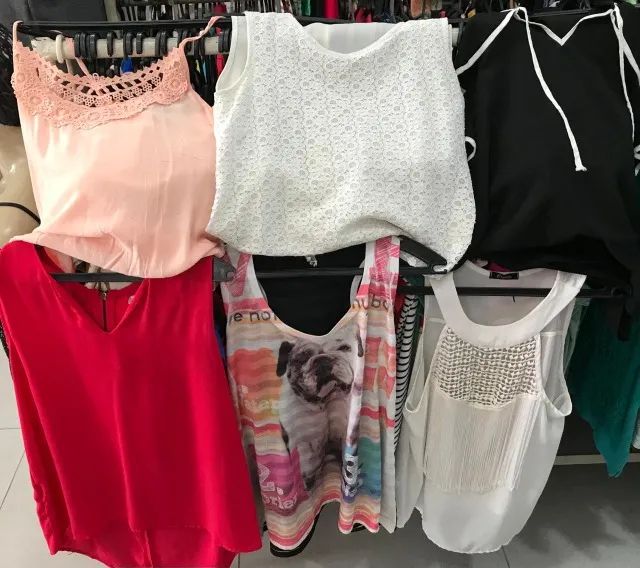 Frete Gratis Kit c/ 15 Blusinhas de verão (Femininas) - Foto 2