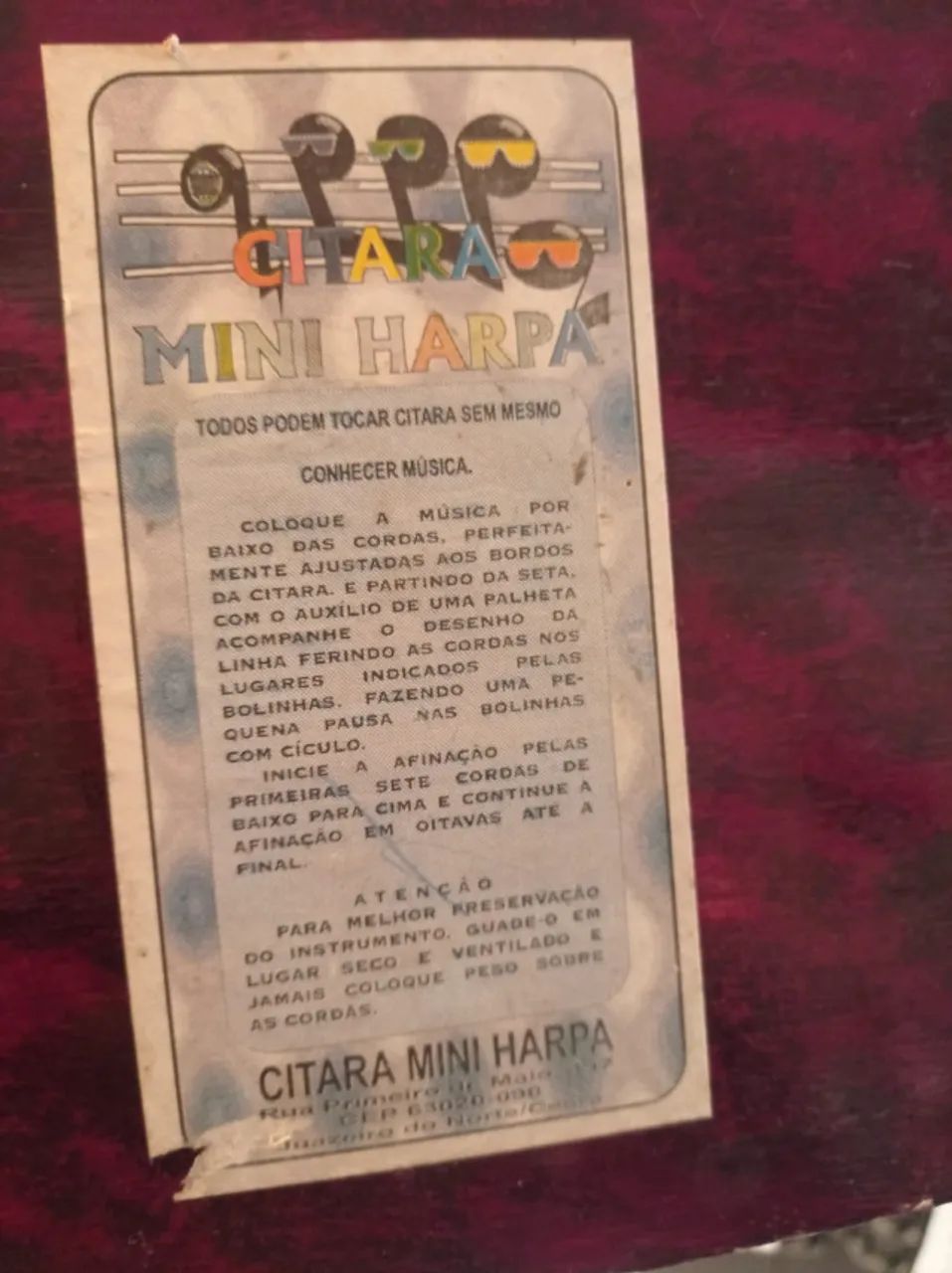 Harpa Citara 14 Cordas - Foto 4