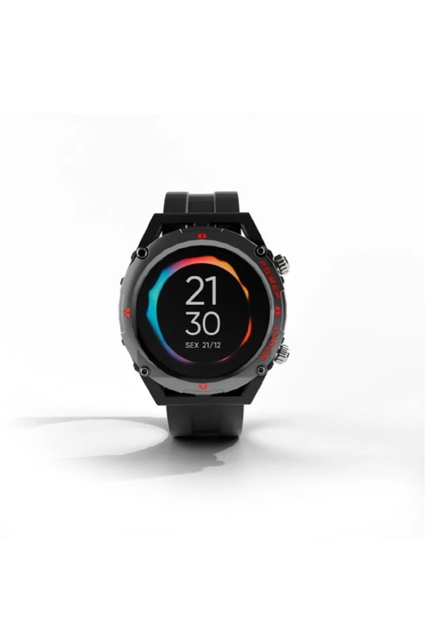 Smartwatch com tela colorida e design moderno