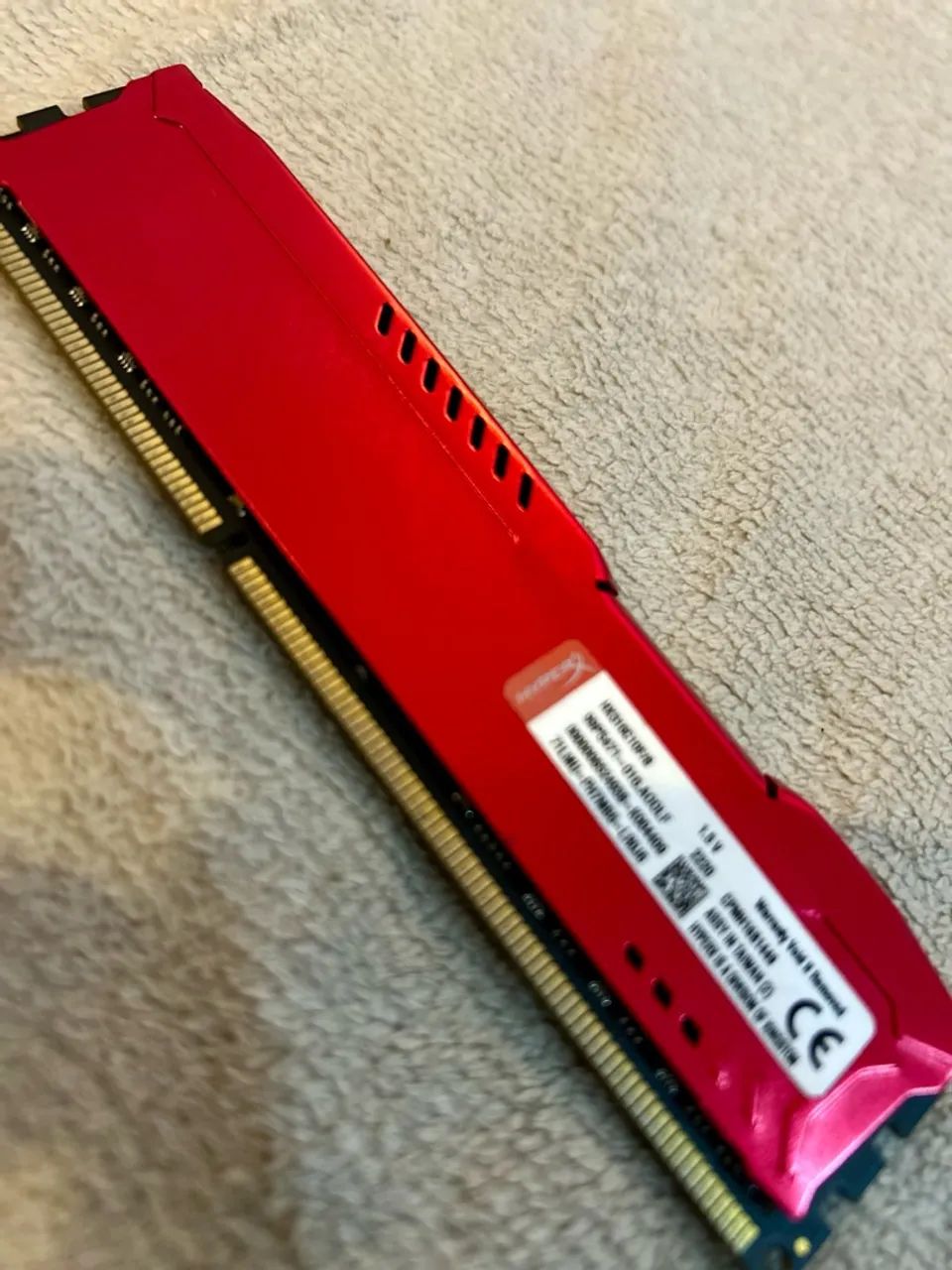 Memória ram PC 16gb, 8gb cada uma HYPERX, FURY kingston - Foto 2