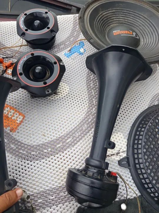 Alto-falante 12 polegadas com Tweeter corneta - Foto 5