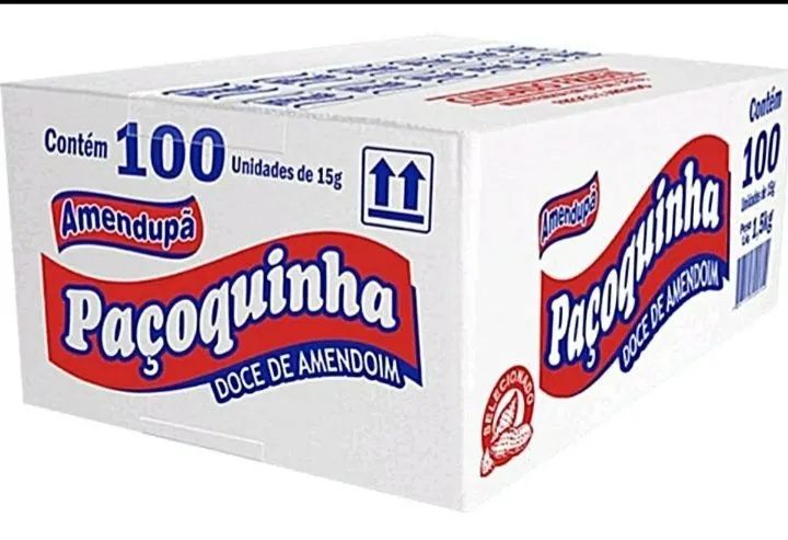 Caixa de Paçoquinha Amendupa com 100 unidades - Foto 2