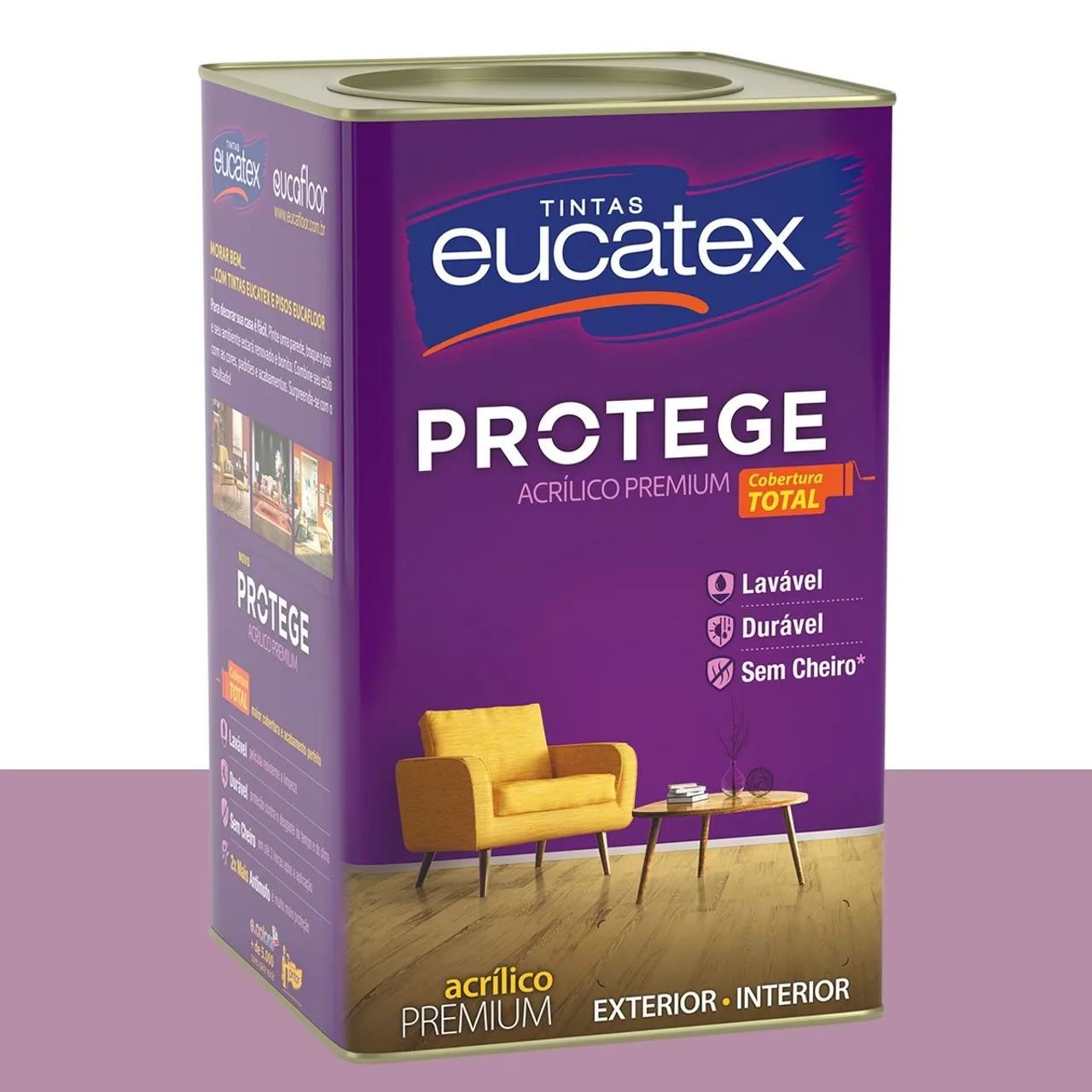 Tinta Acrílica Acetinada Eucatex Caminho das Flores 16 L