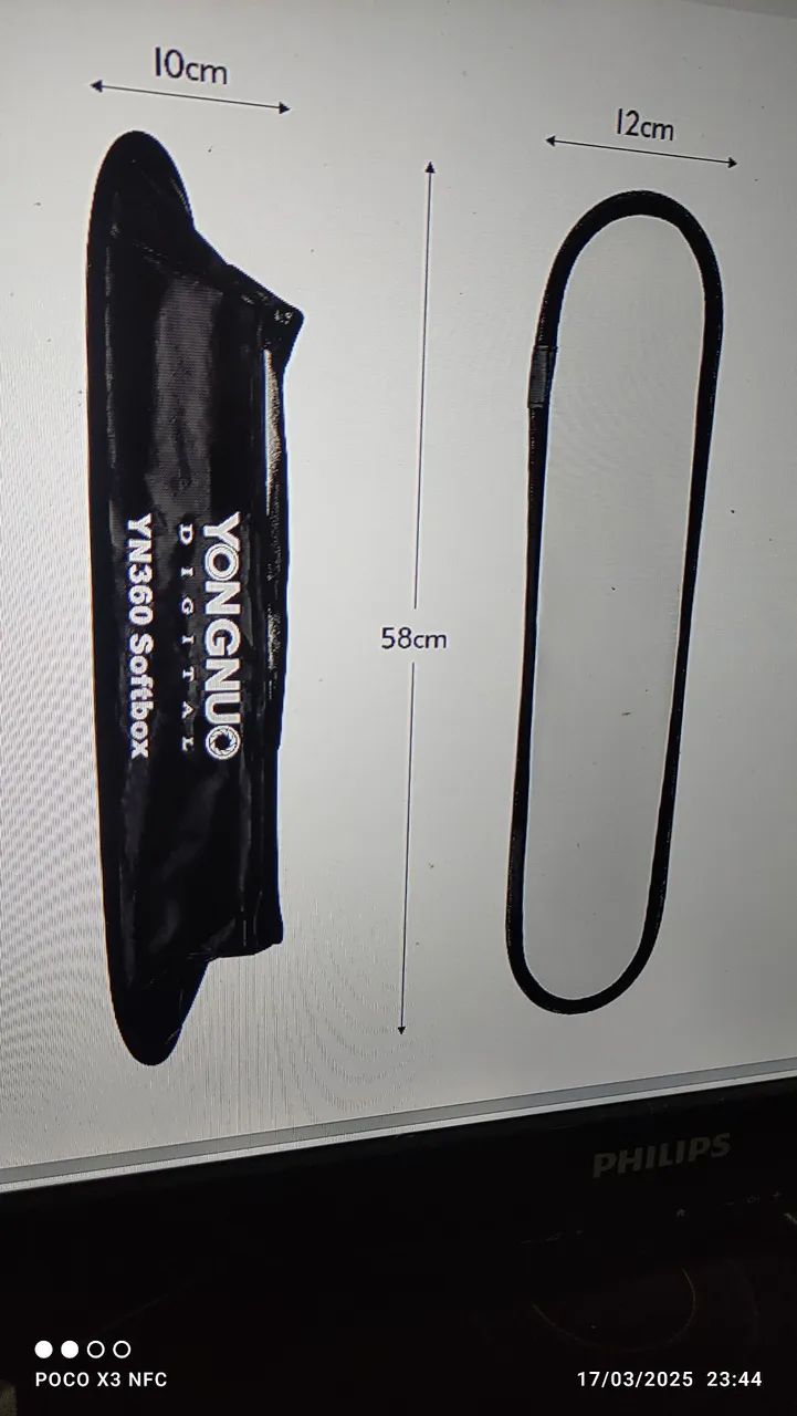 Difusor softbox yongnuo yn360iii 
