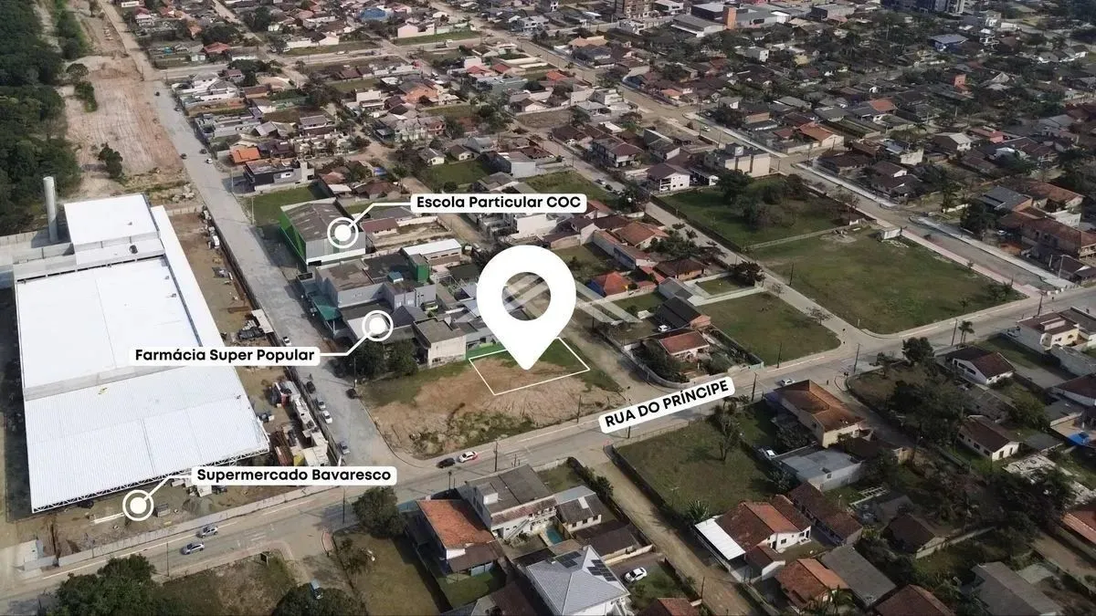 Terreno para locação por R$ 1.100,00, localizado no Residencial Príncipe - Itapoá SC