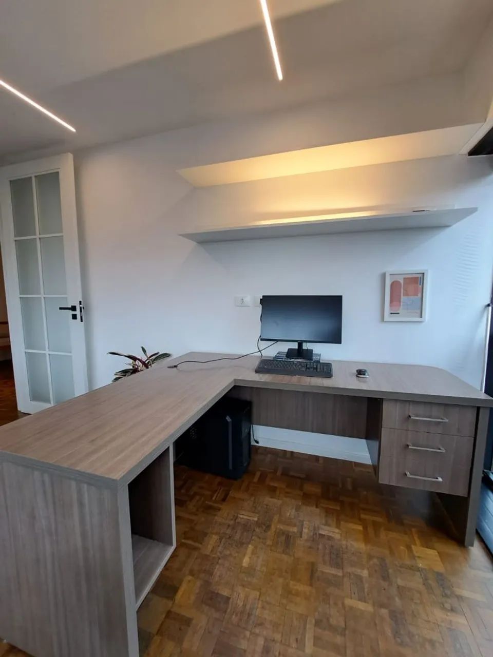CONJUNTO 2 Mesas de Escritório PERFEITAS - Foto 2